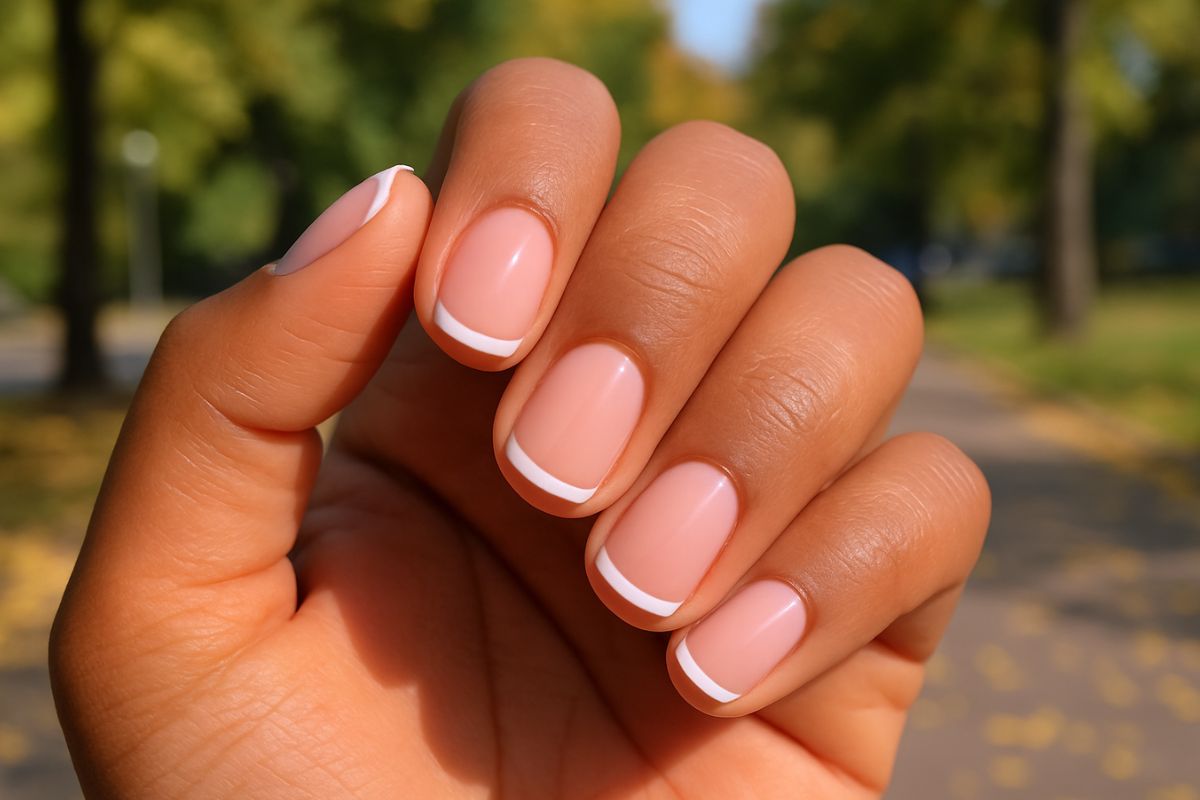 French Sur Ongle Naturel l gance Simplicit French Sur Ongle Naturel l gance Simplicit