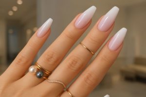 Ongles forme ballerine